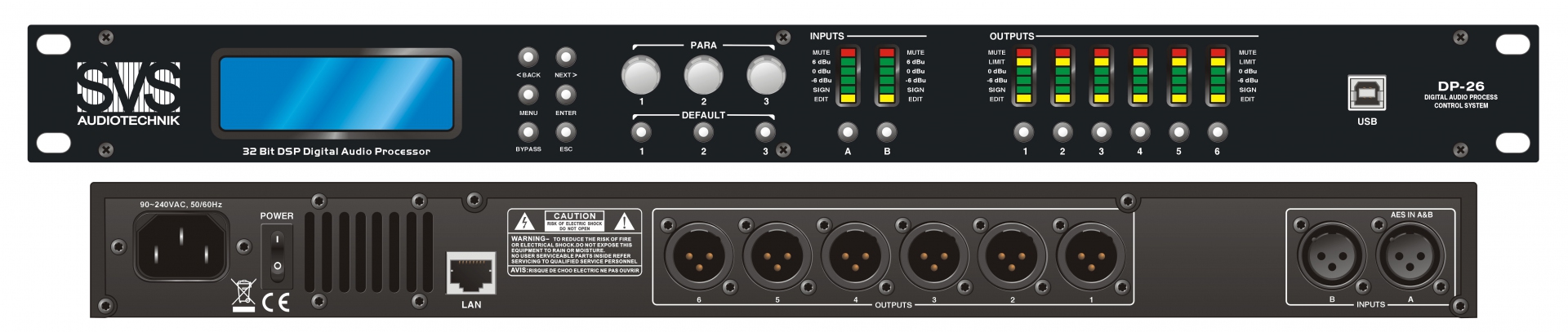 SVS Audiotechnik DP-26 Цифровой процессор: 2 входа 6 выходов в Копейске