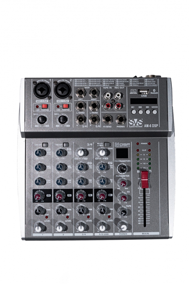 SVS Audiotechnik mixers AM-6 DSP Микшерный пульт аналоговый, 6-канальный SVS Audiotechnik mixers в Копейске